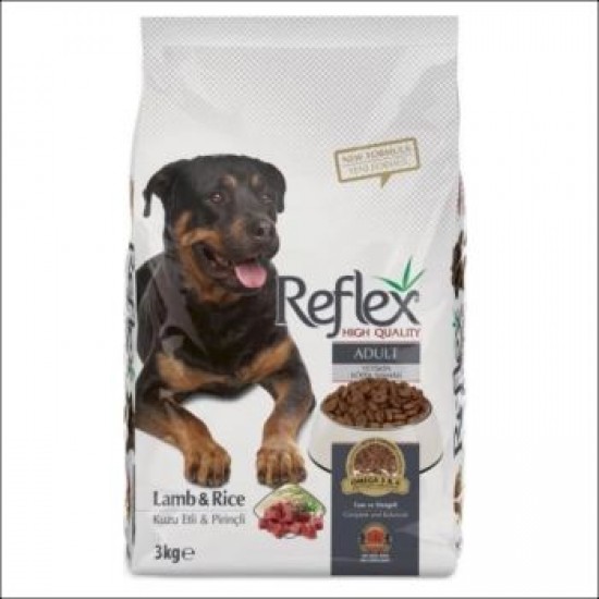 Reflex Dog Lamb And Rice Yetiskin Kopek Mamasi 3kg 504